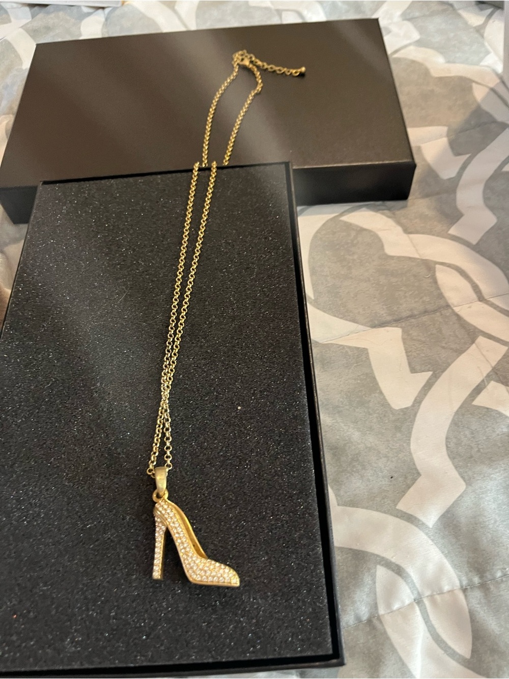 Park Lane Gold High Heel Pendant Necklace - Elegant Women’s Jewelry